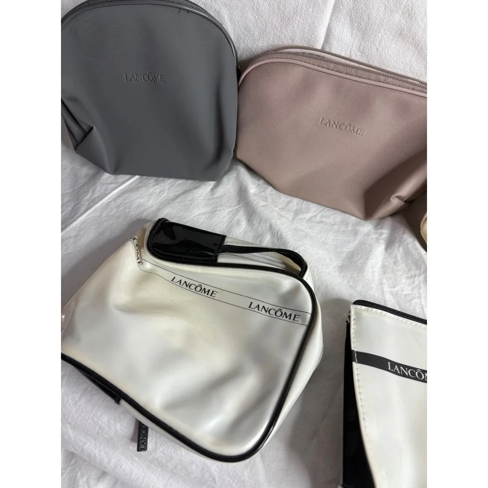 Lancome Cosmetic Bag Set 5 Pieces Makeup Pouch Organizer Travel Toiletry Pouch